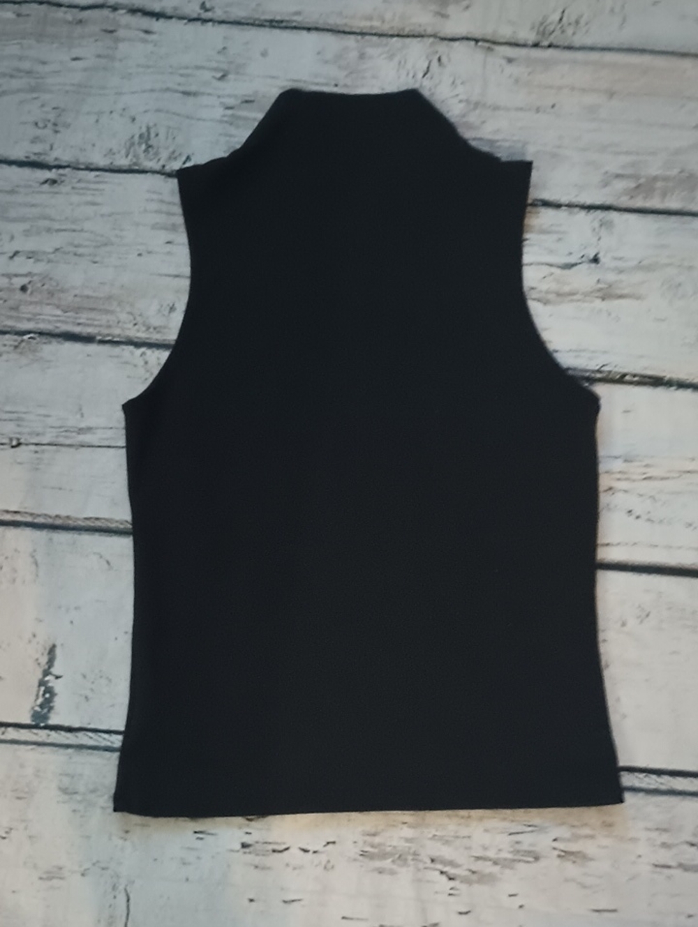 Joah Brown Black Smoothing Mock Neck Tank M L